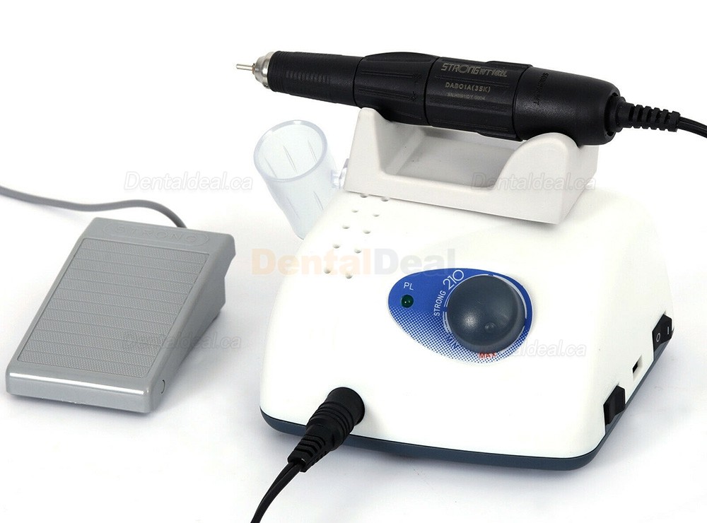 Strong STRONG210 Dental Lab Micromotor Polisher with 35000 RPM 102L Handpiece